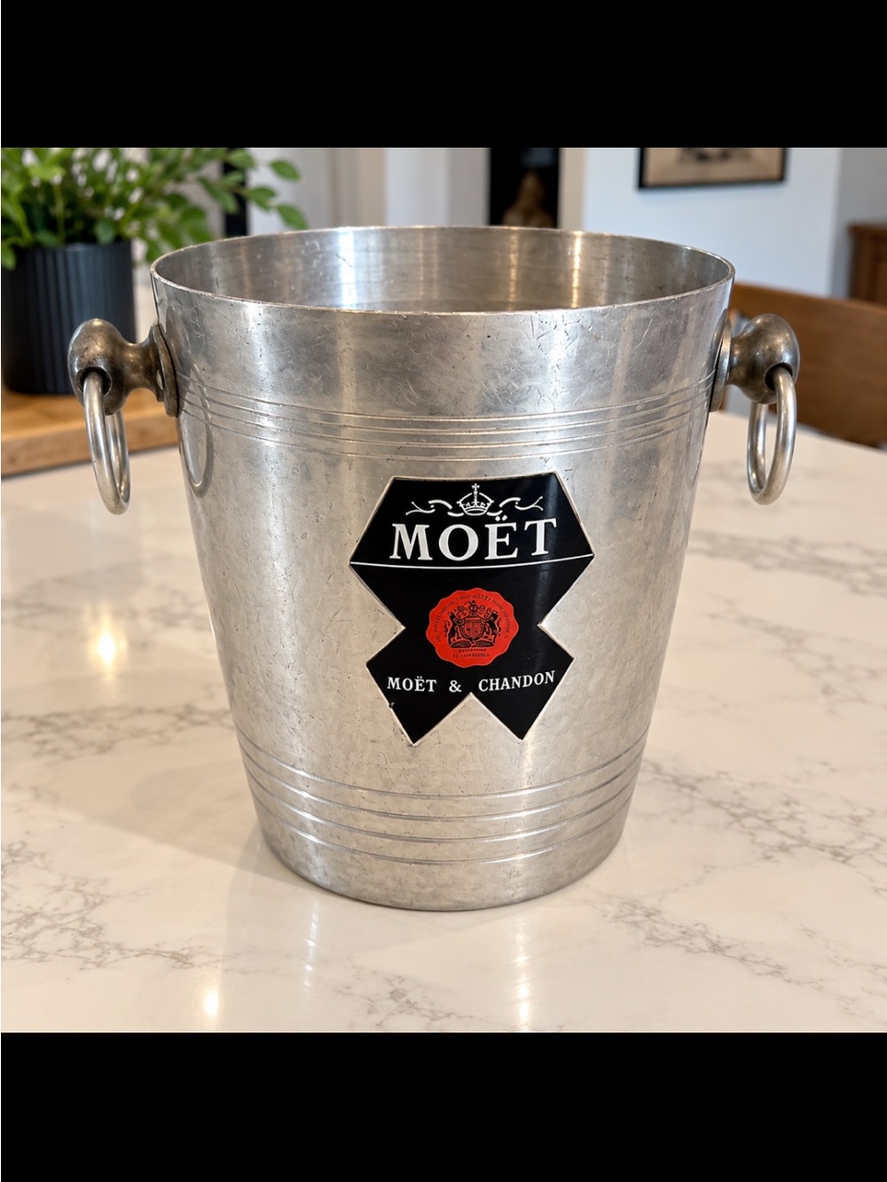 Silver Champagne Ice Bucket - Branded